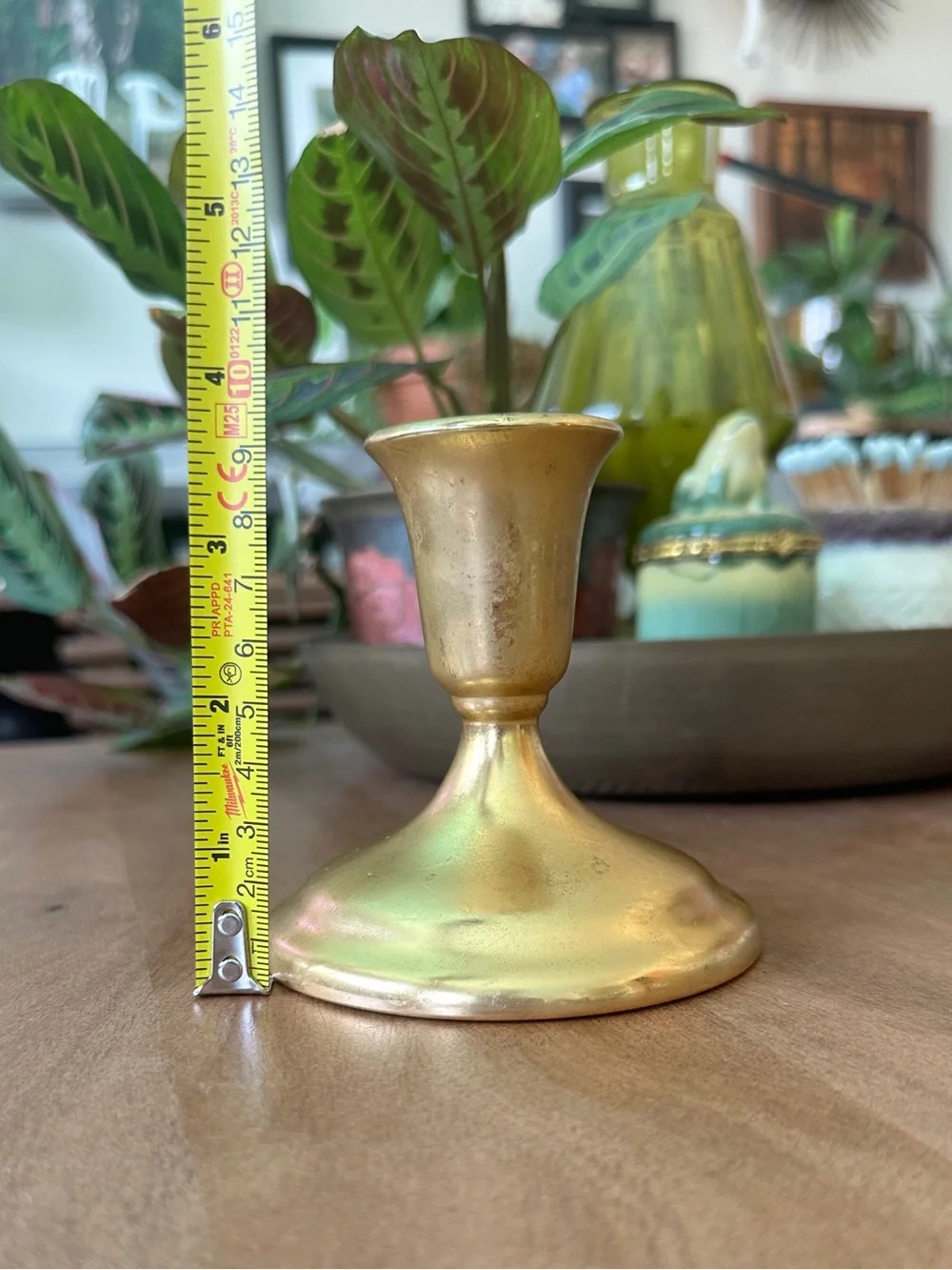 Vintage International Silver Co 24K Gold Electroplated Candlestick Holders